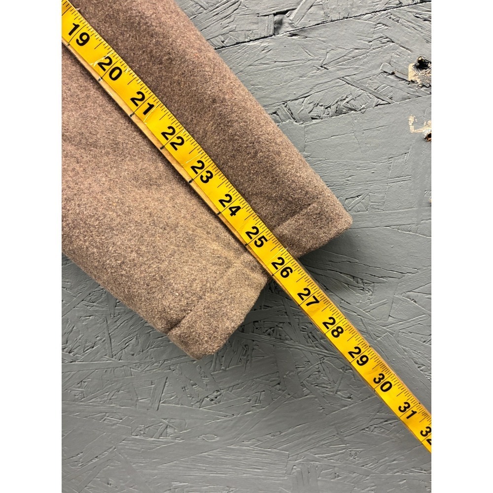 Johnston & Murphy Wool Blend Car Coat Mens XL Tan Camel Business Casual Winter - Picture 9 of 10